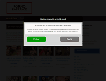 Tablet Screenshot of porno-en-france.com